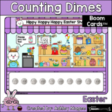 Easter Counting Coins -  Dimes - Boom Cards - Digital Dist