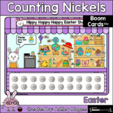 Easter Counting Coins -  Nickels - Boom Cards - Digital Di