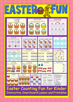 Preview of Easter Counting Fun for Kinder