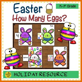 Preview of Easter Counting Games: How Many Easter Eggs?