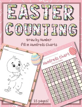 Preview of Easter Counting and Number Writing