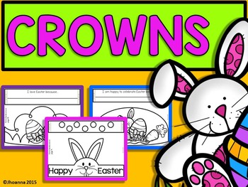 Preview of Easter Craft Coloring crowns (Easy and simple activities!)