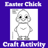 Easter Chick Craft |  Worksheet Activity | Preschool Kinde