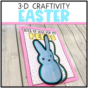 Preview of Easter Craft | 3D Craft | Writing Activity