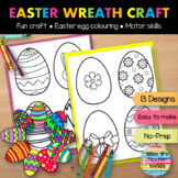 Easter Craft Activity - Make an Easter Egg Wreath (printab