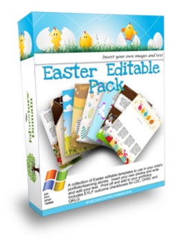 Preview of EYLF Easter Activty Pack with Editable Pages