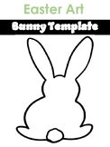 Easter Craft | Blank Bunny Template | Bunny Art