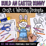 Easter Bunny Craft, No Prep Writing Activities, Template, 