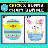 Easter Craft Bundle - Easter Egg Chick & Easter Basket Bunny