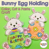 Easter Craft - Bunny Egg Holding Paper Craft