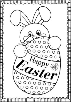 Preview of Easter Craft Colouring and Writing Bundle