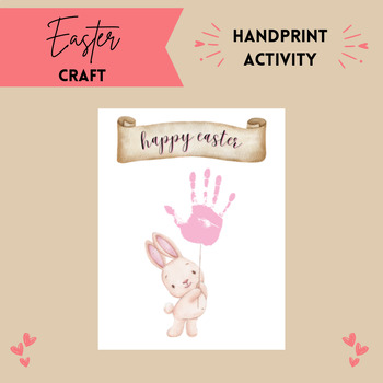 Preview of Easter Craft | Handprint Classroom Activity | Holiday Resources