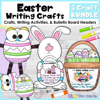 Preview of Easter Craft and Writing Activity BUNDLE