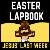 Easter Craft for Sunday School about Jesus' Last Week - Lapbook