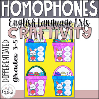 Preview of Homophones Craft