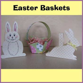 Preview of Easter Crafts - 3 Easter Baskets
