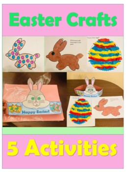 Preview of Easter Crafts bunny egg crafts  preschool kindergarten