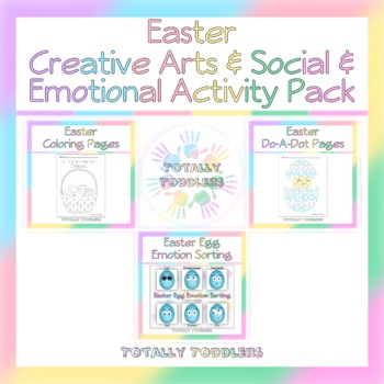 Preview of Easter | Creative Arts & Social & Emotional Development | Activity Pack