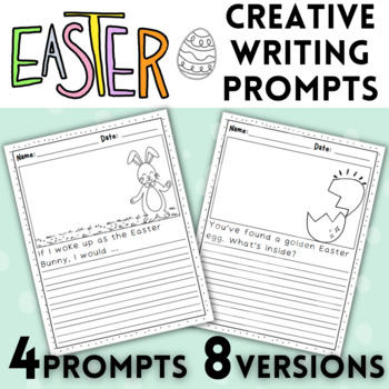 Easter Creative Writing Prompts - 32 Variations! by SharingisKaring