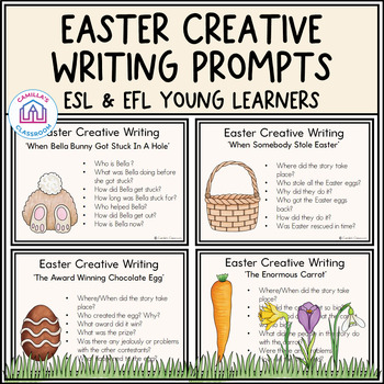 Preview of Easter Creative Writing Task Cards