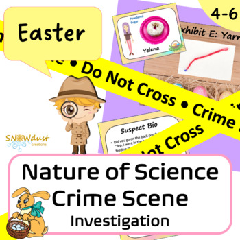 Preview of Easter Crime Scene Investigation: nature of science SEP