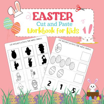 Preview of Easter Cut and Paste Workbook