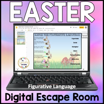 Preview of Easter DIGITAL Escape Room - Figurative Language