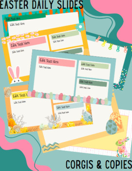 Preview of Easter Daily Agenda Google Slides Template