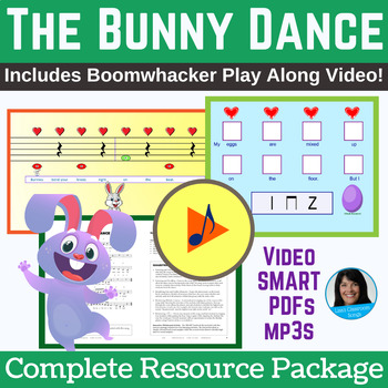 Preview of Easter Dance Song Package - Circle Dance, Boomwhackers & Music Opposites