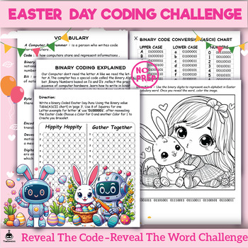 Preview of Easter Day Binary Coding Challenges