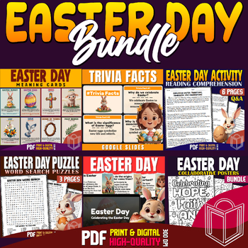 Preview of Easter Day 2024 Celebration Bundle: Engaging Classroom Digital Resources