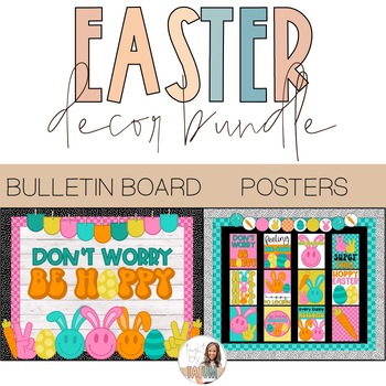Preview of Easter Decor Bundle | Be Hoppy Theme