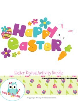 Preview of Easter Digital Activity Bundle for Distance Learning