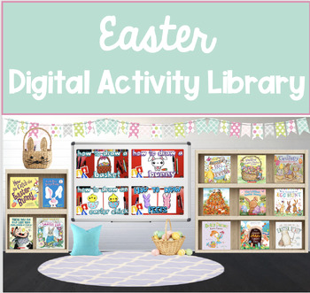 Preview of Easter Digital Activity Library: Google Slides