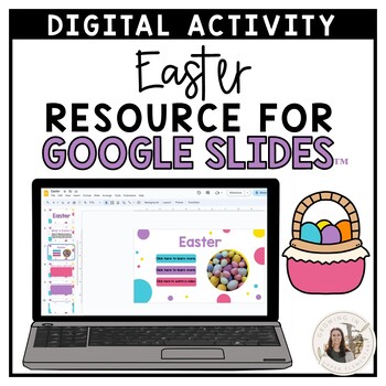 Preview of Easter Digital Activity Resource for Grades 3-5
