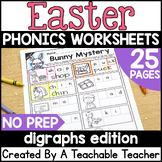 Easter Digraphs Worksheets | Easter Phonics