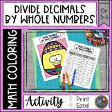 Easter Dividing Decimals by Whole Numbers Activity - Math 