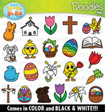 Easter Doodles Clipart Set {Zip-A-Dee-Doo-Dah Designs}