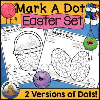 Preview of Easter Bingo Dot Dauber Worksheets - Spring Do-A-Dot Marker Printable Activity