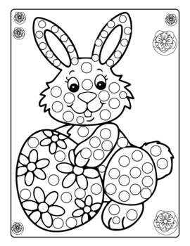 easter dot to dot coloring pages