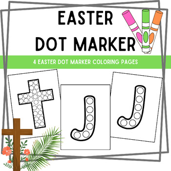 Preview of Easter Dot Marker Pages