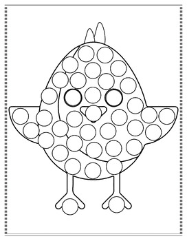 Easter Dot Marker Coloring Book Graphic by Funnyarti · Creative