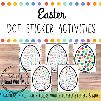 Preview of Easter Dot Sticker Activities