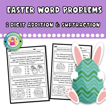 Preview of 2 Digit Addition and Subtraction Word Problems