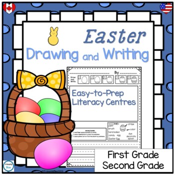 Preview of Easter Directed Drawing and Writing Activities