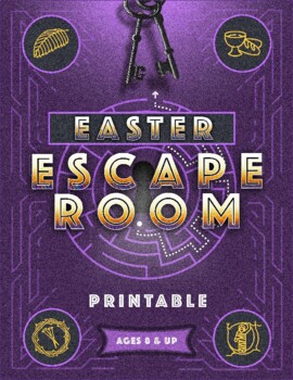 Preview of Easter ESCAPE ROOM: Print & Go Bible-Based Activity!