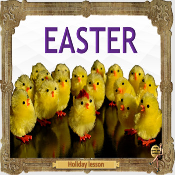 Preview of Easter  ESL,  adult holiday lessons - in google slides format