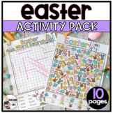 Easter Early Finisher Activity Pack | Word Search | Crossword