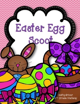 Preview of Easter Egg 3-Digit Addition/Subtraction SCOOT Freebie