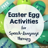 Easter Egg Activities for Speech-Language Therapy: FREEBIE